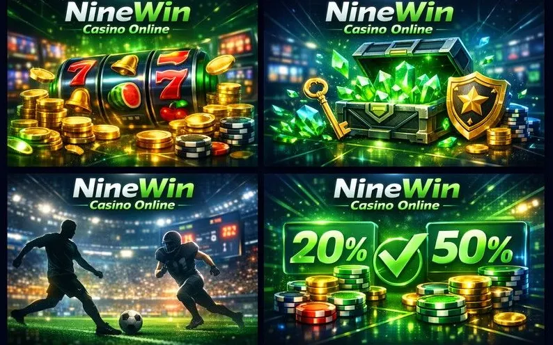NineWin Casino games lobby banner